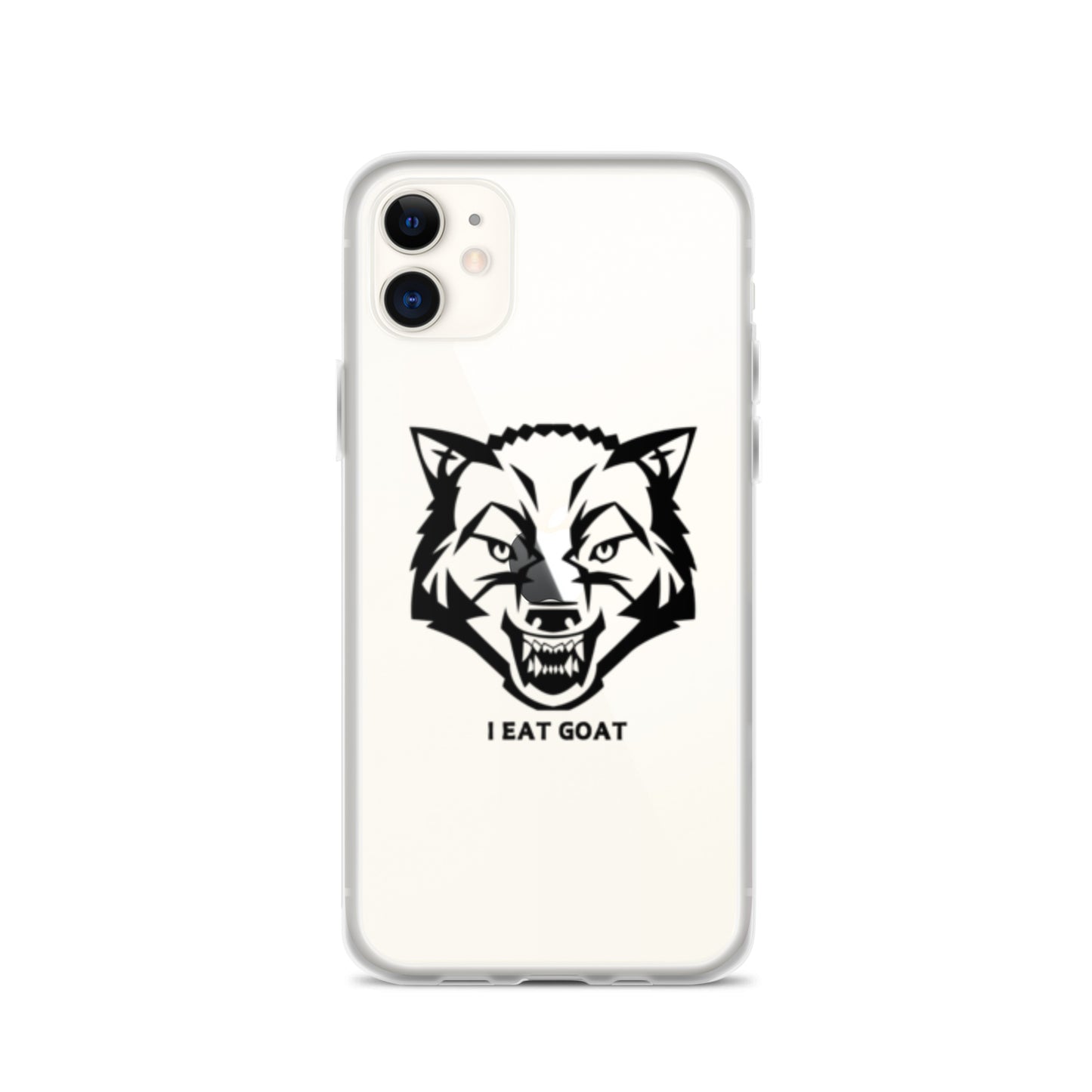 Clear Case for iPhone® #ieatgoat