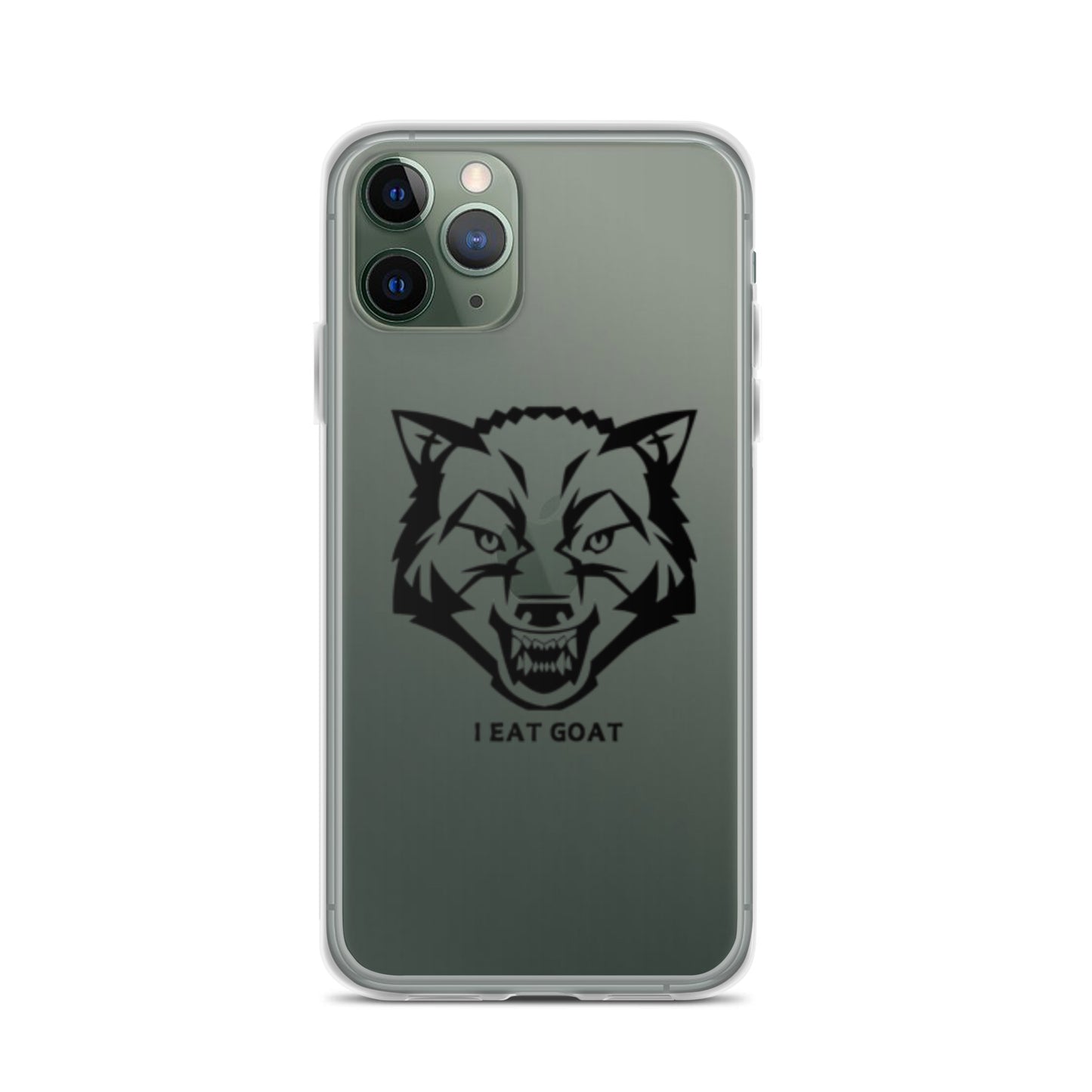 Clear Case for iPhone® #ieatgoat