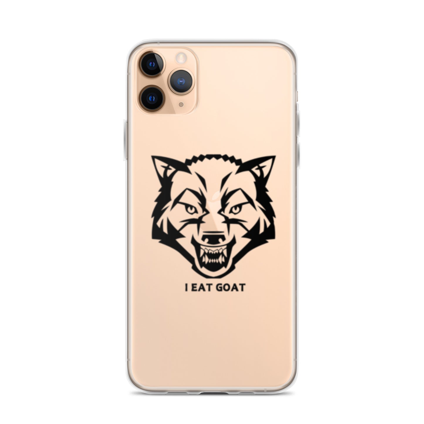 Clear Case for iPhone® #ieatgoat