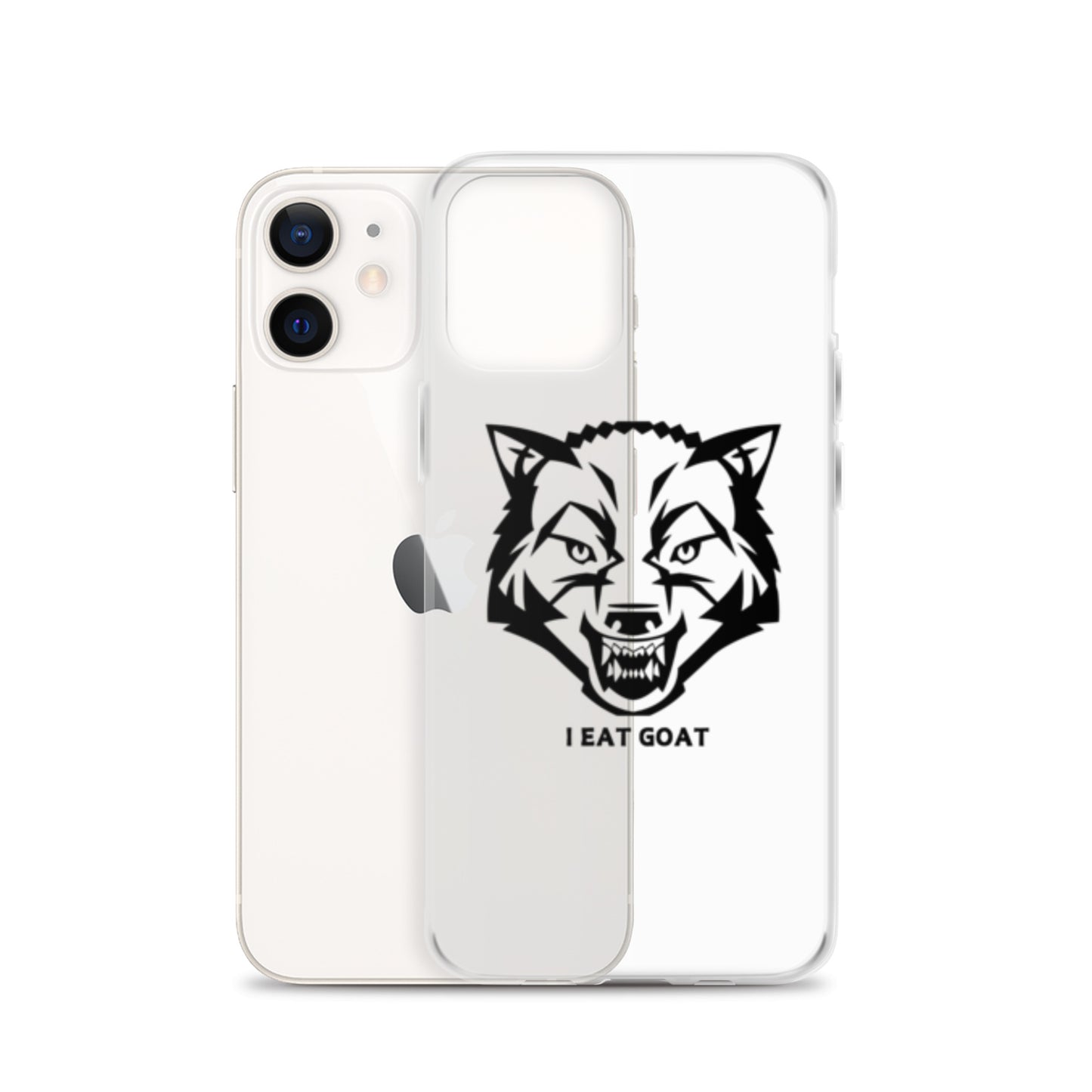 Clear Case for iPhone® #ieatgoat