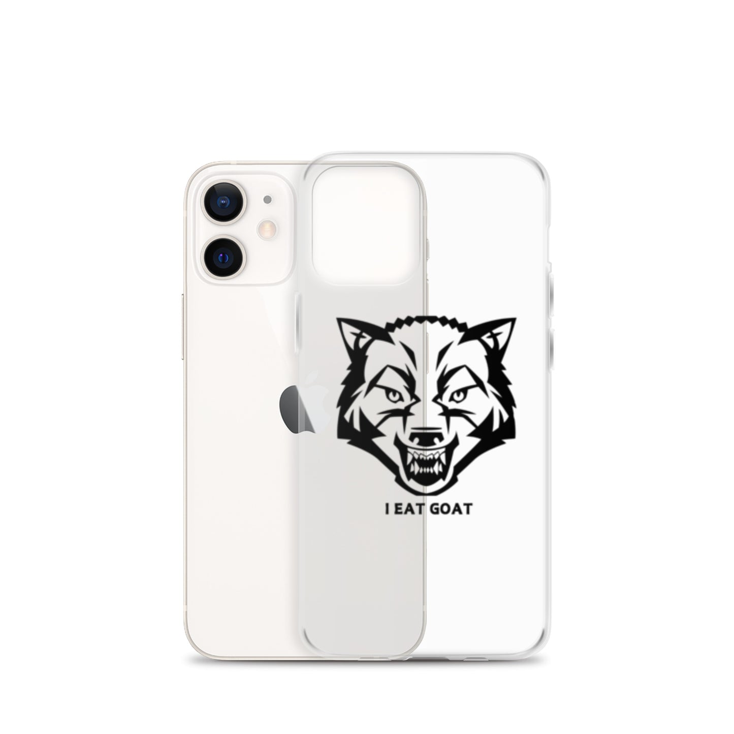 Clear Case for iPhone® #ieatgoat