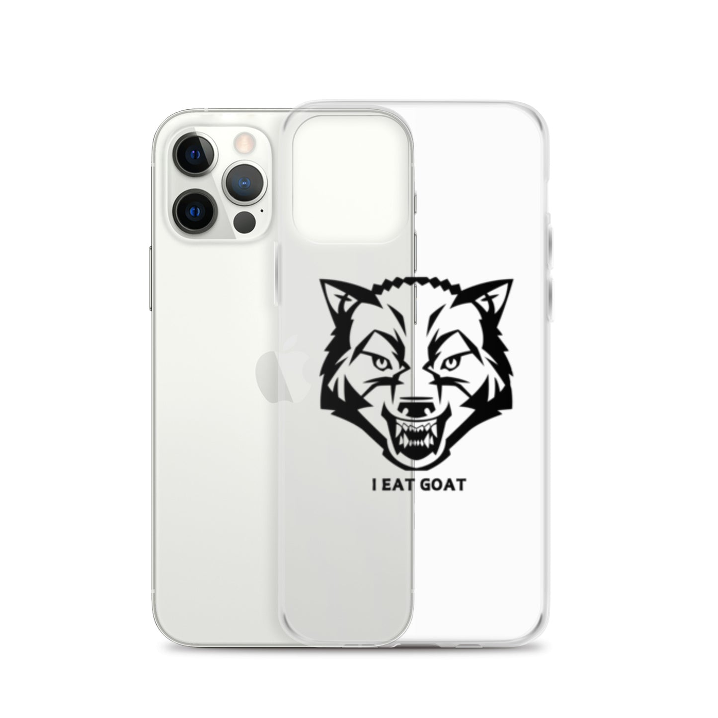 Clear Case for iPhone® #ieatgoat