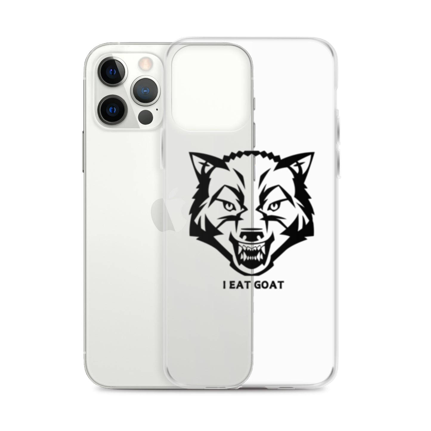 Clear Case for iPhone® #ieatgoat