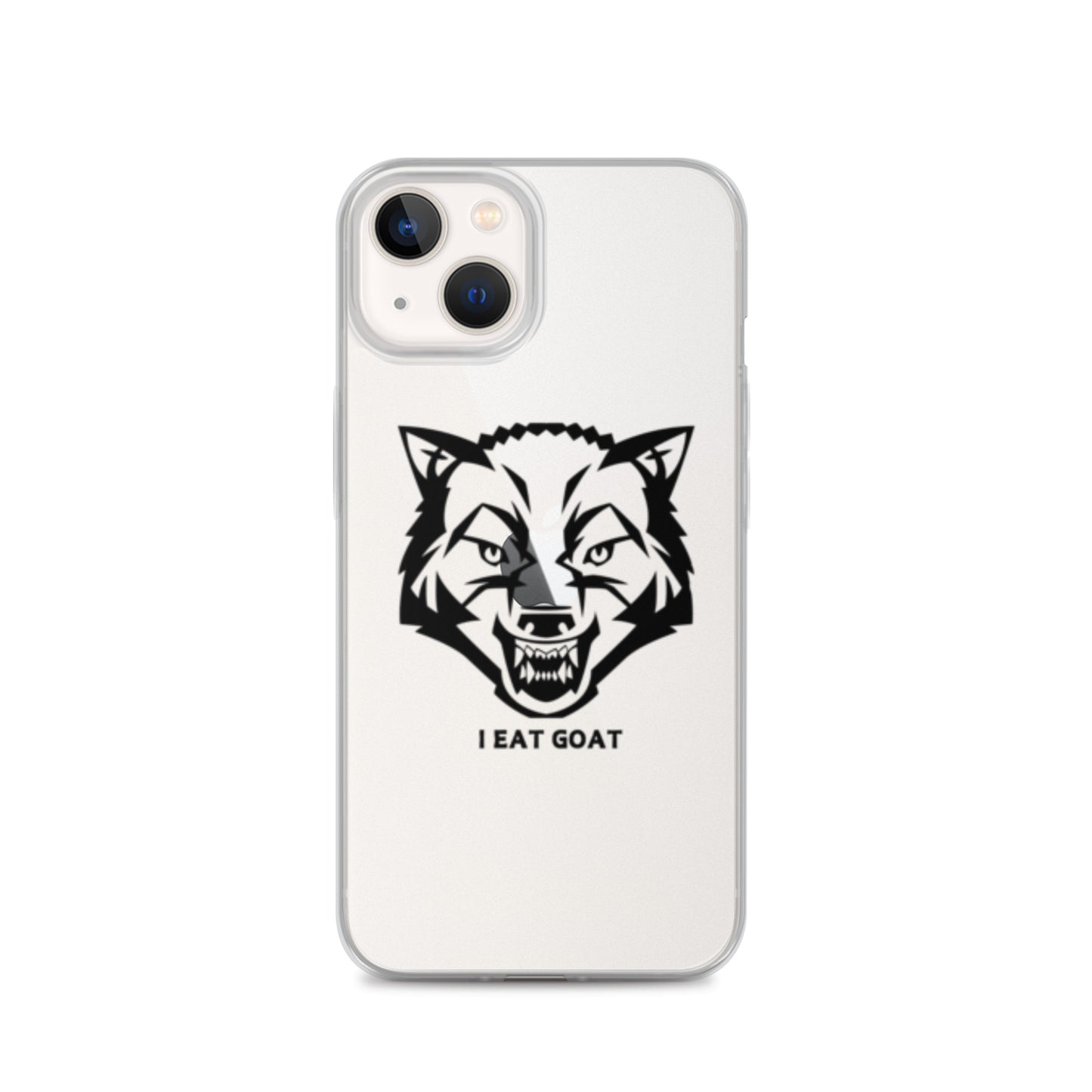 Clear Case for iPhone® #ieatgoat