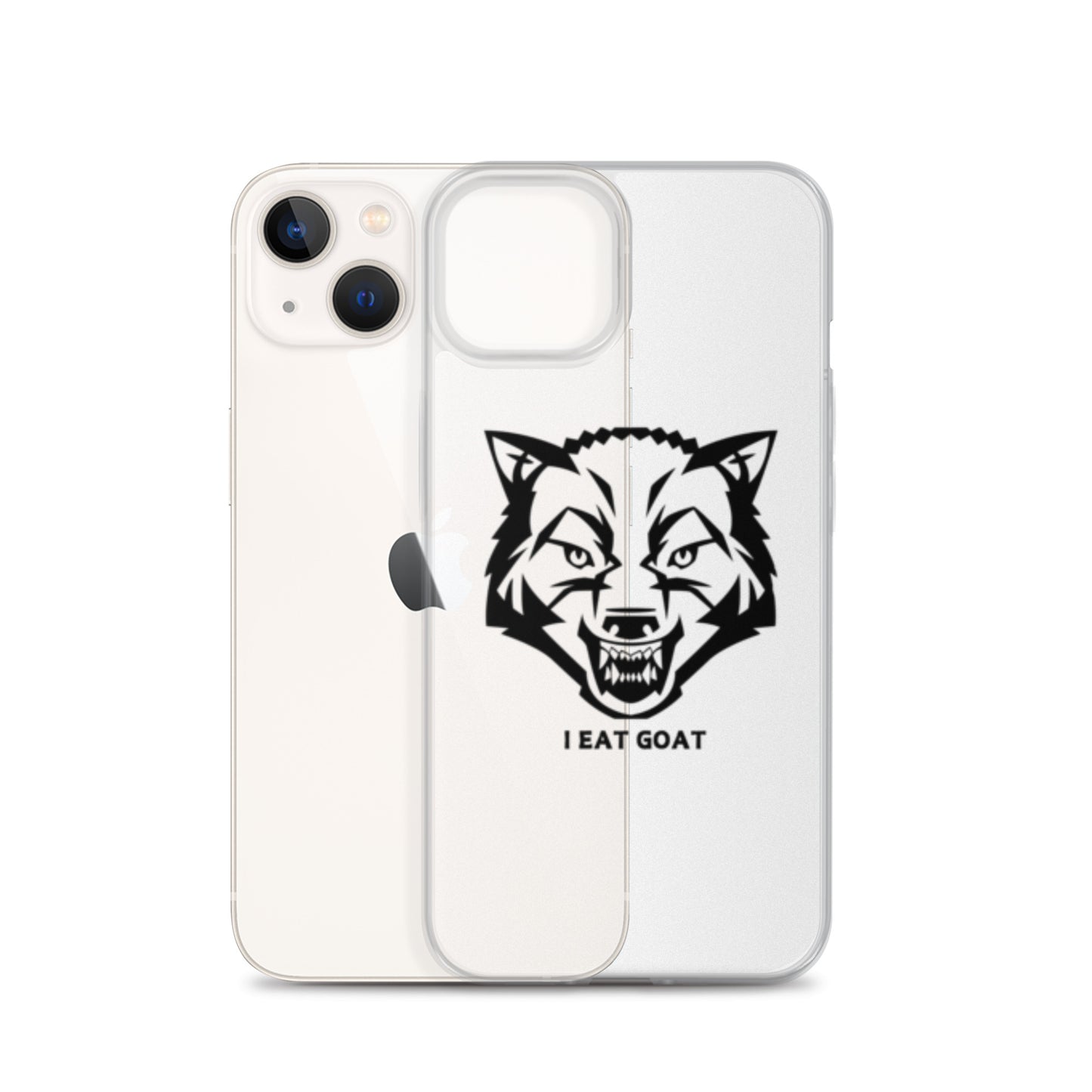 Clear Case for iPhone® #ieatgoat