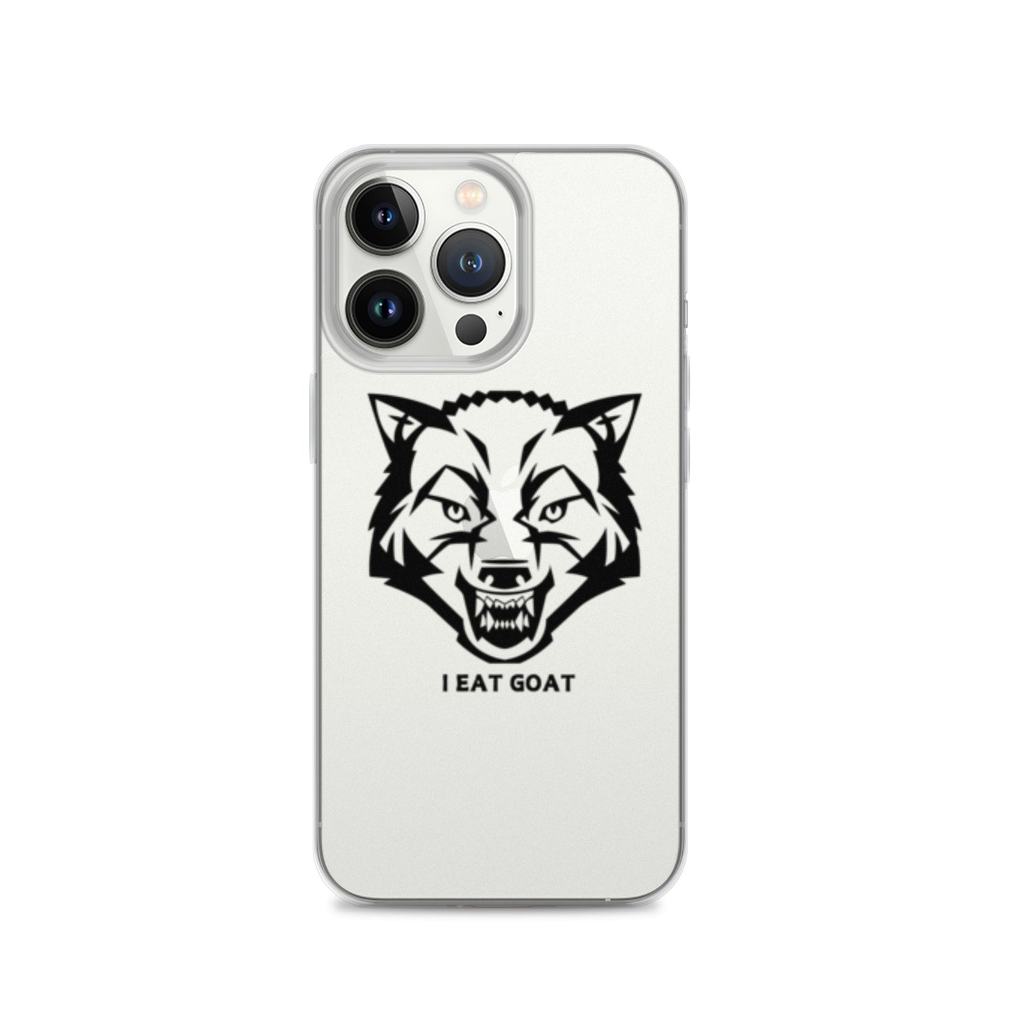 Clear Case for iPhone® #ieatgoat