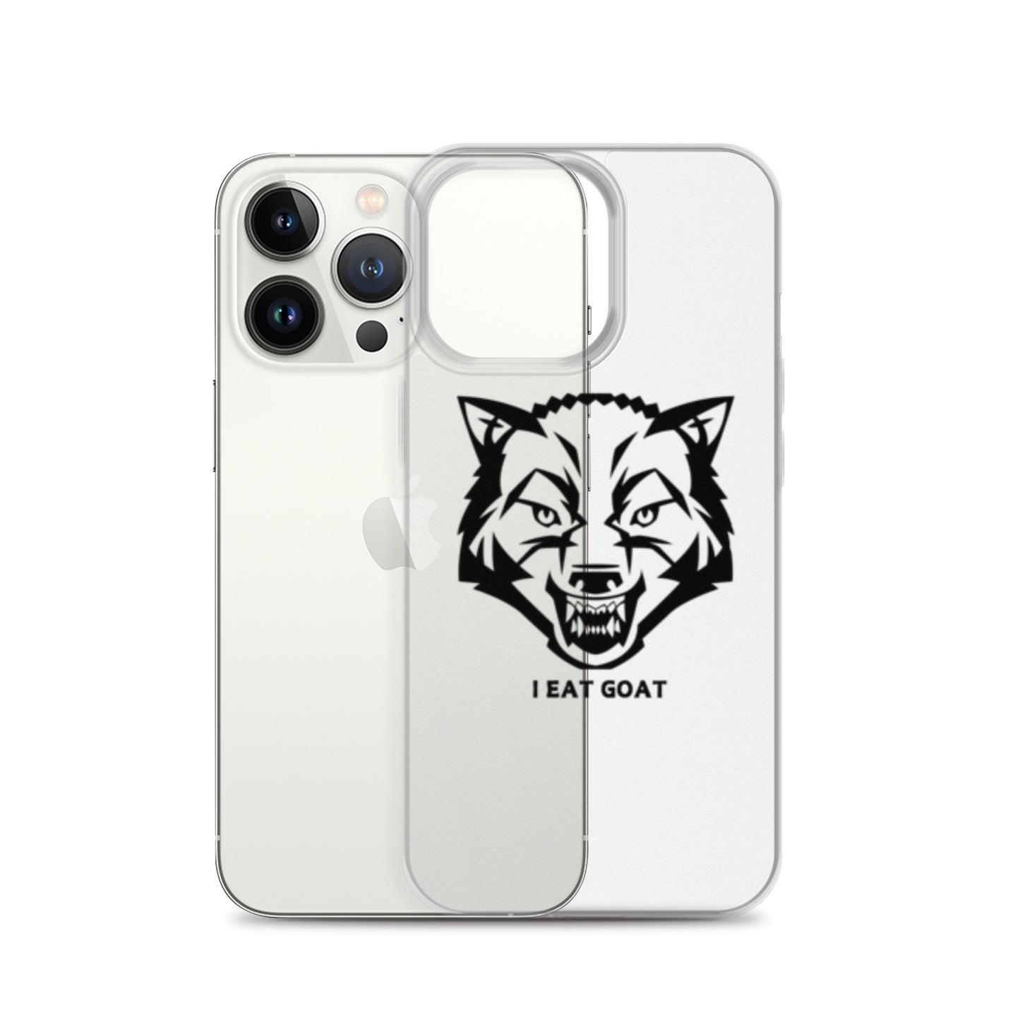 Clear Case for iPhone® #ieatgoat