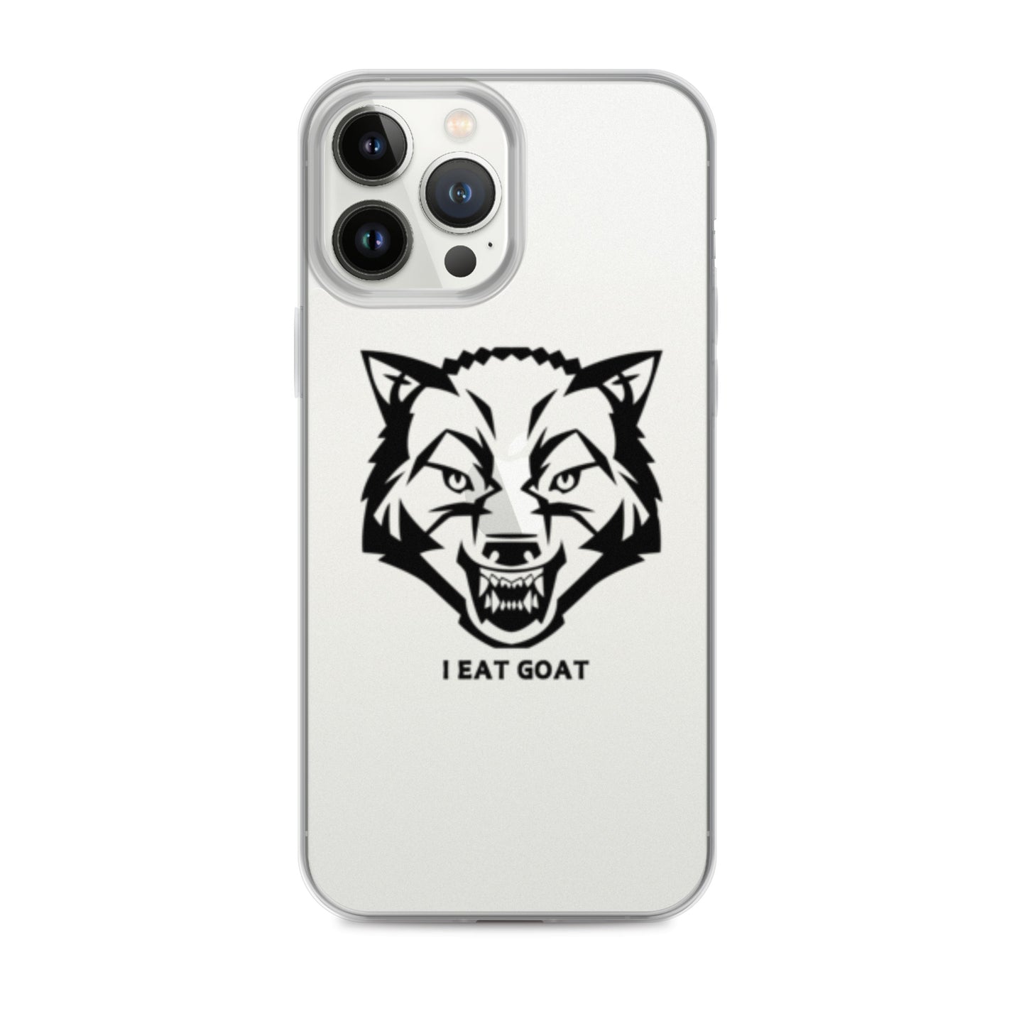 Clear Case for iPhone® #ieatgoat