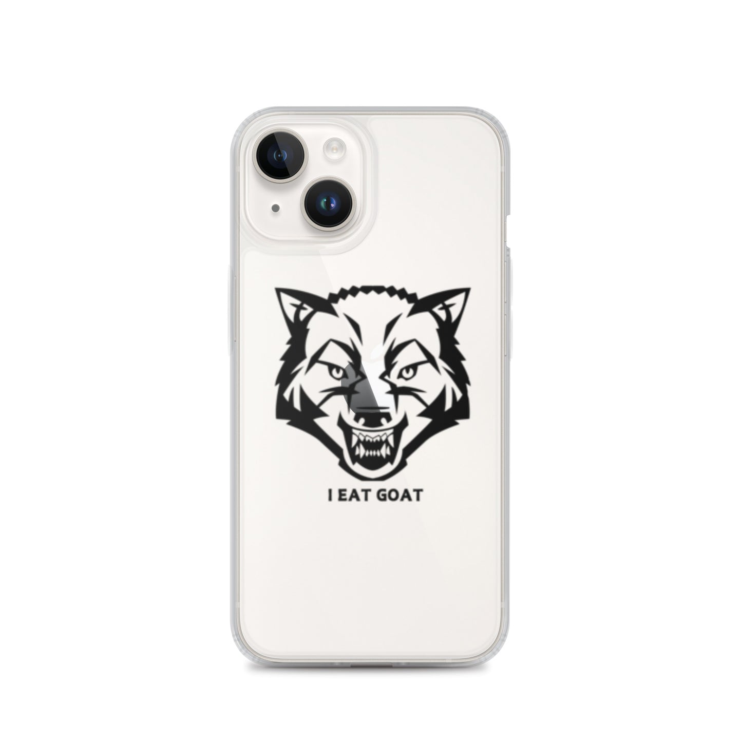 Clear Case for iPhone® #ieatgoat