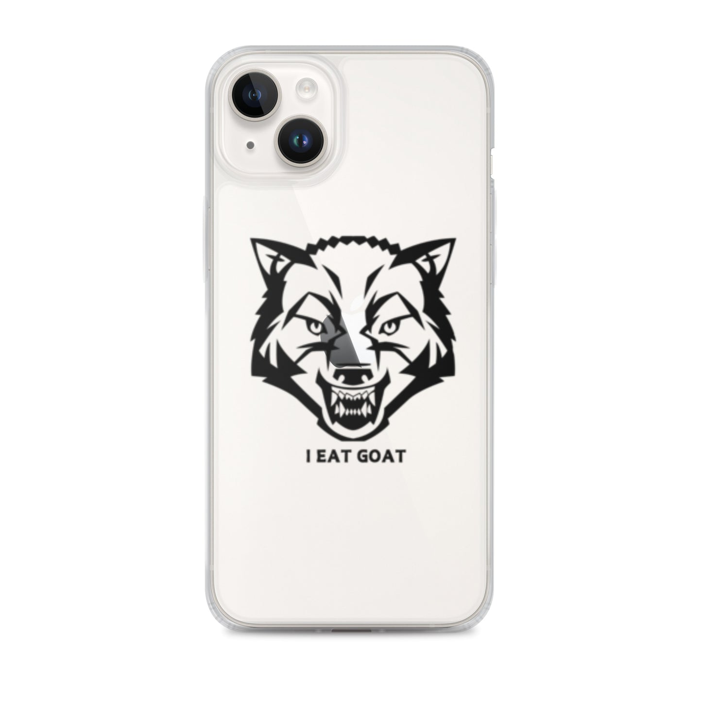 Clear Case for iPhone® #ieatgoat