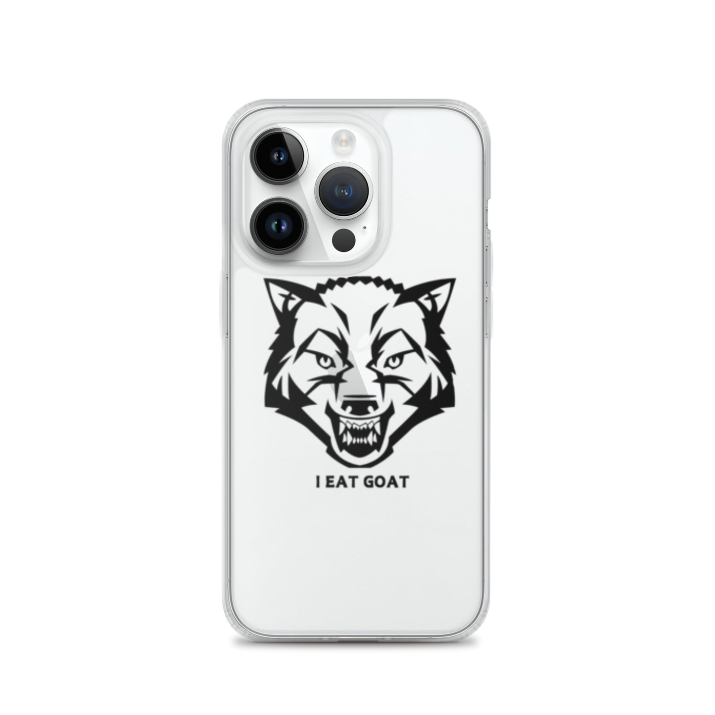 Clear Case for iPhone® #ieatgoat