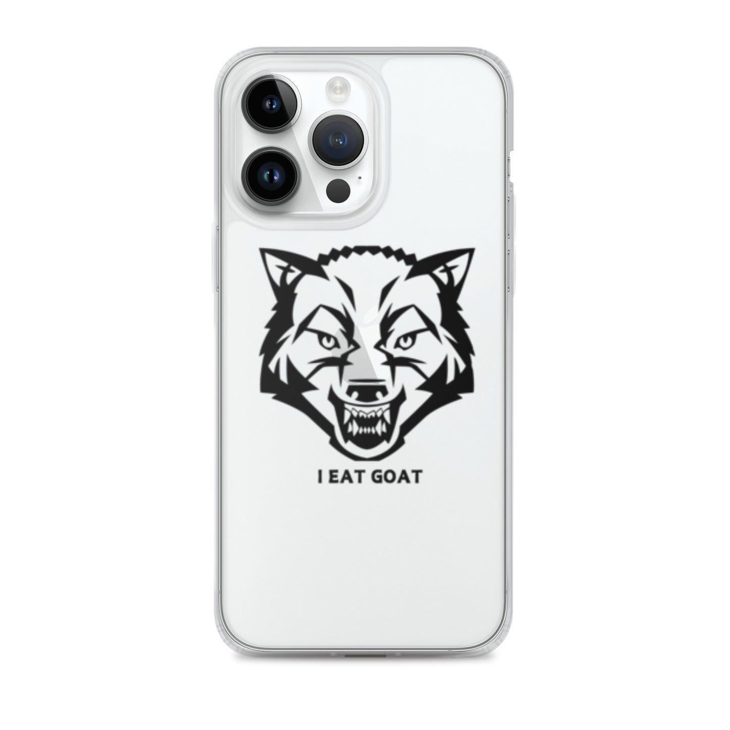 Clear Case for iPhone® #ieatgoat