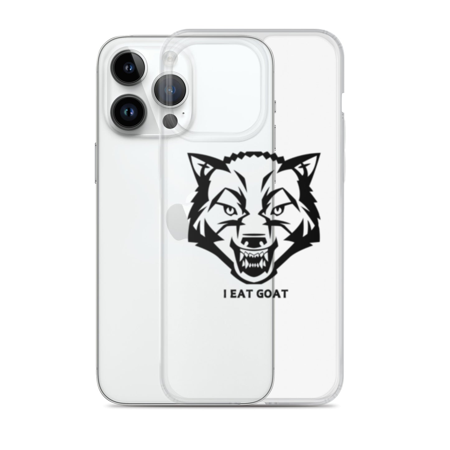 Clear Case for iPhone® #ieatgoat