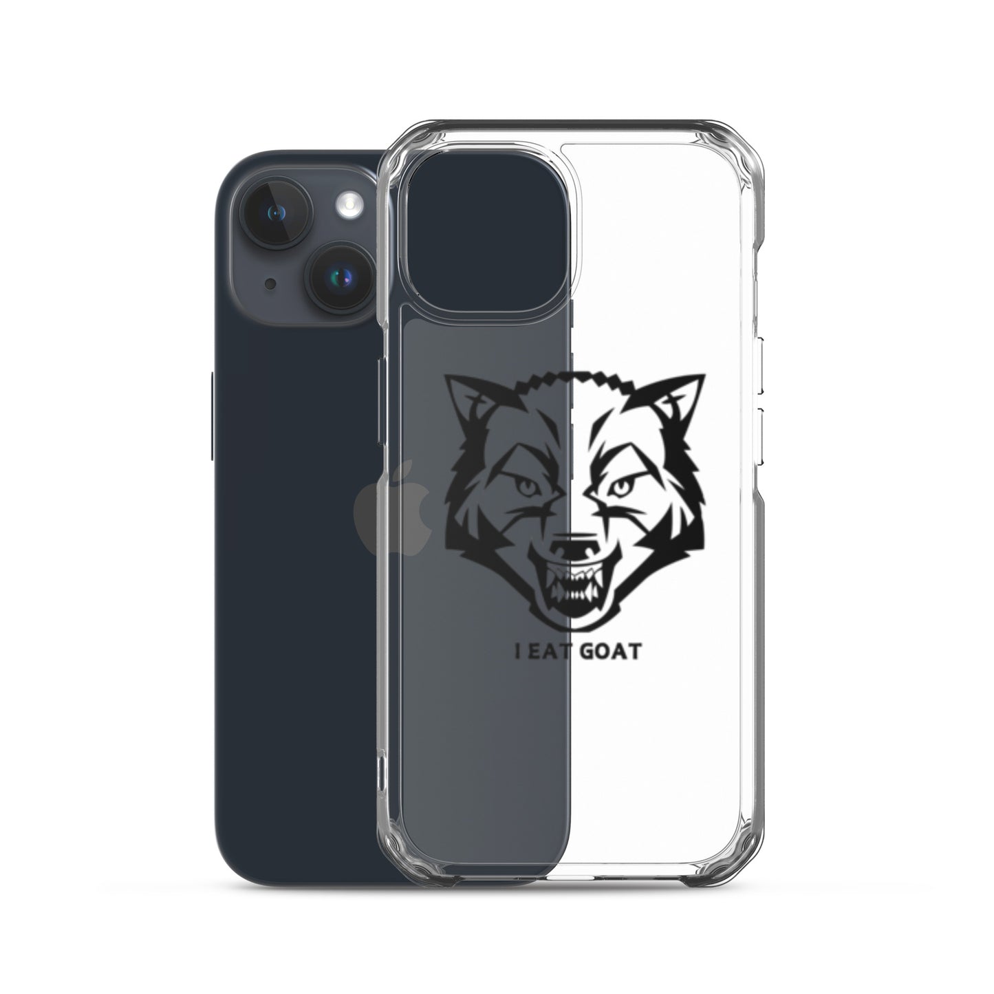 Clear Case for iPhone® #ieatgoat