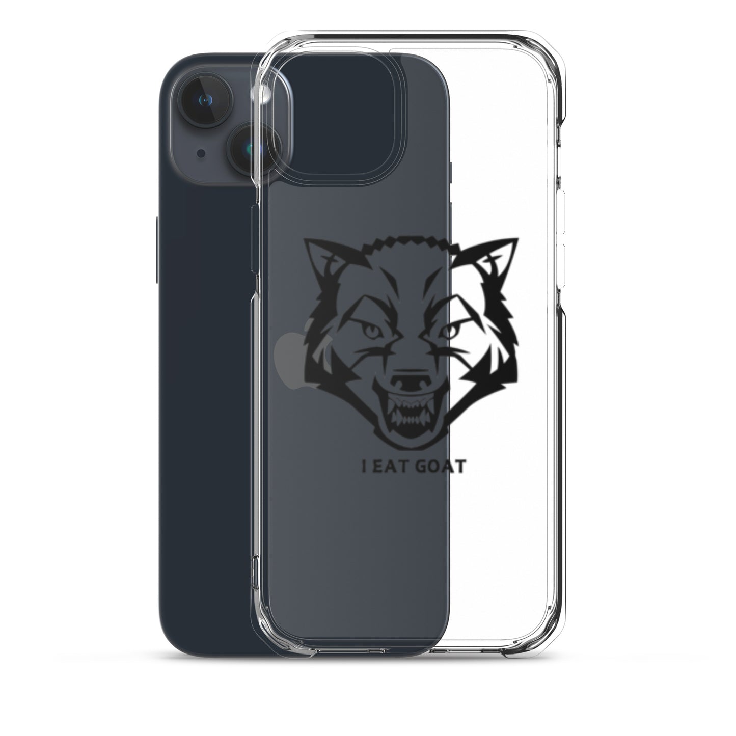 Clear Case for iPhone® #ieatgoat