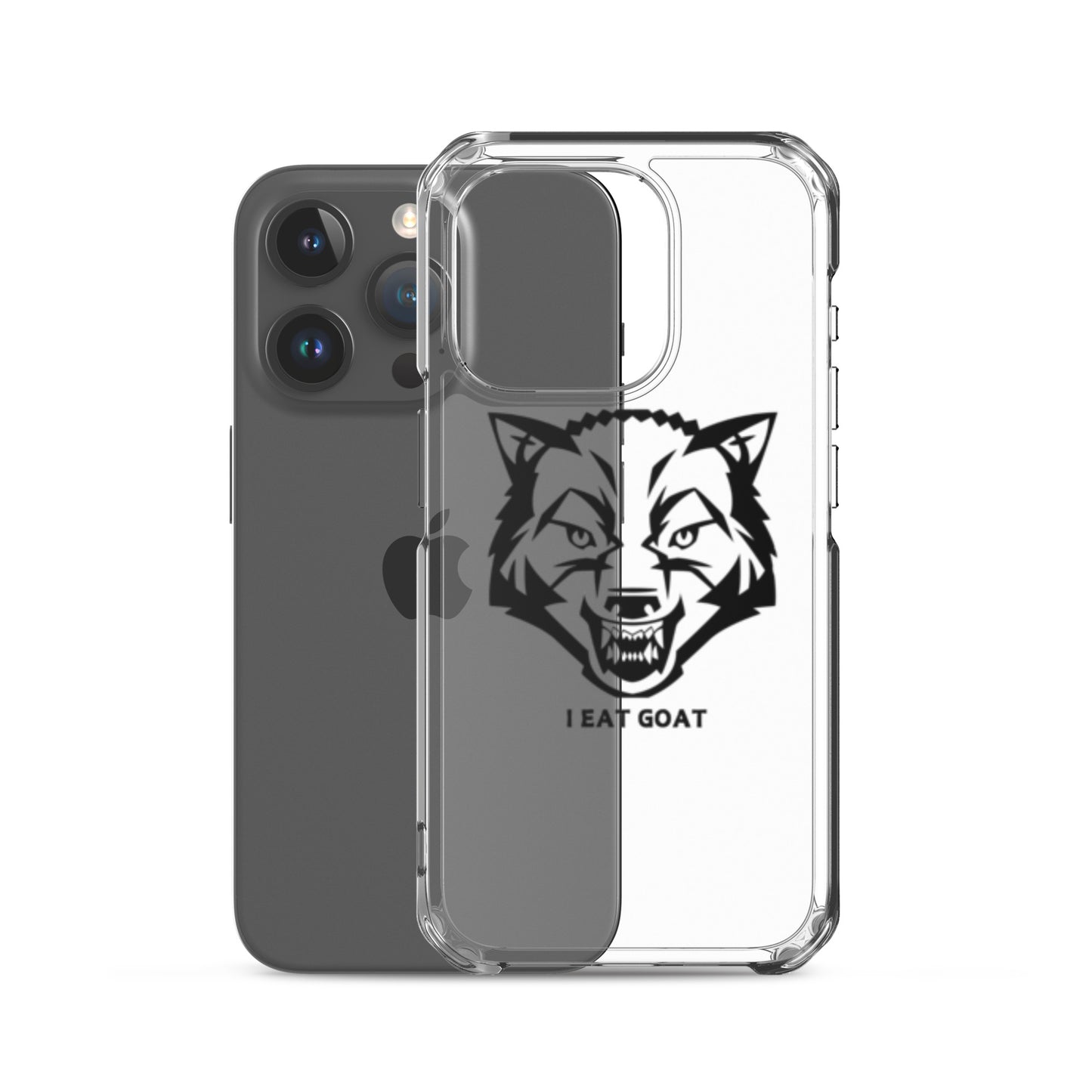 Clear Case for iPhone® #ieatgoat