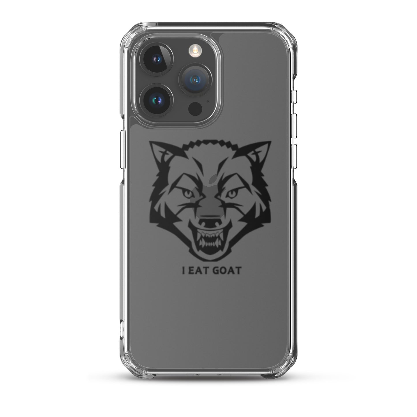 Clear Case for iPhone® #ieatgoat