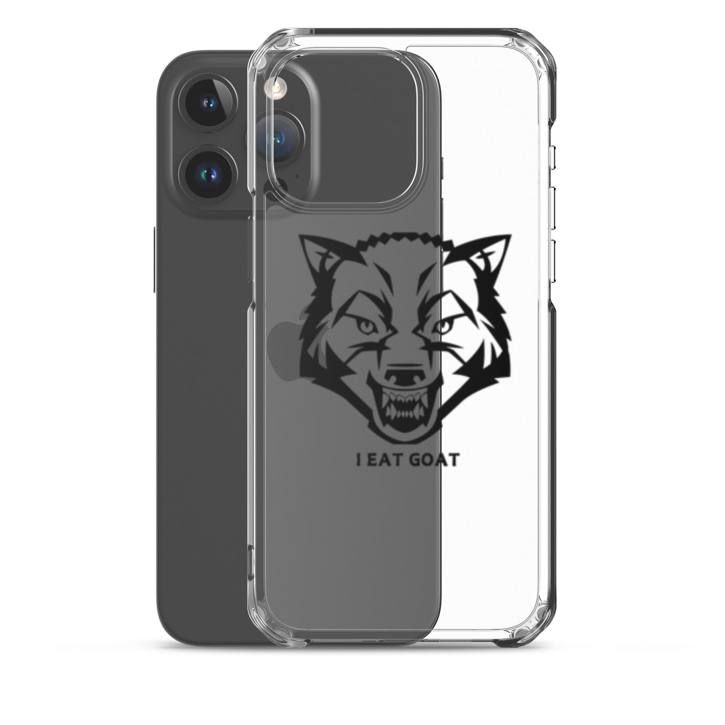 Clear Case for iPhone® #ieatgoat