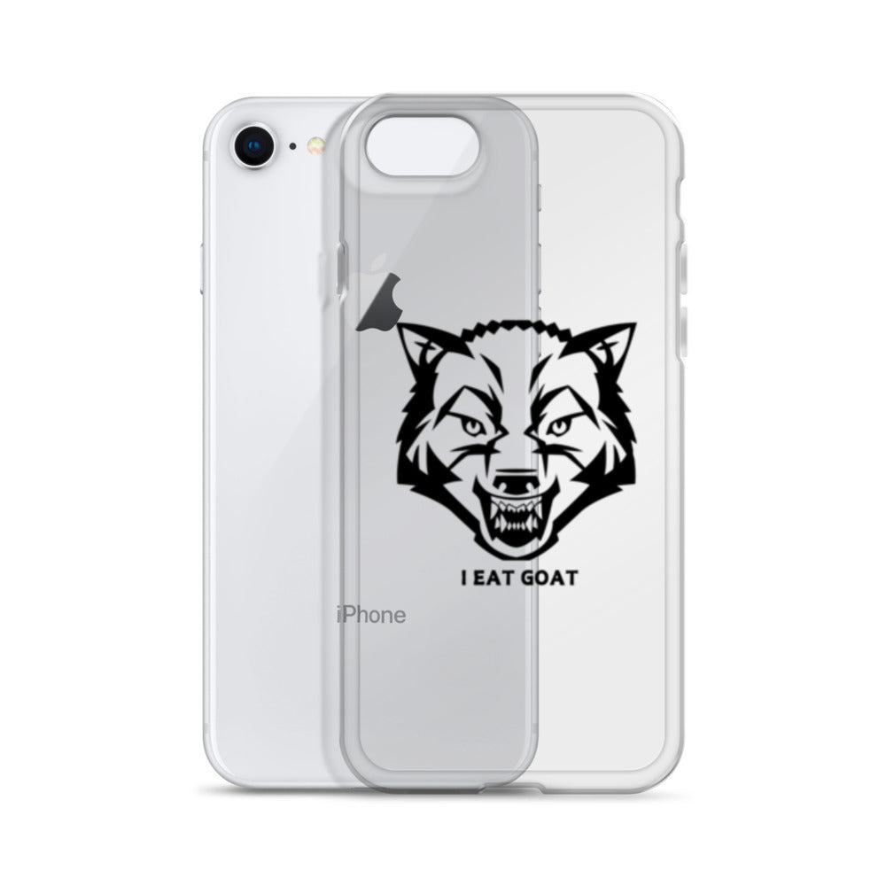 Clear Case for iPhone® #ieatgoat