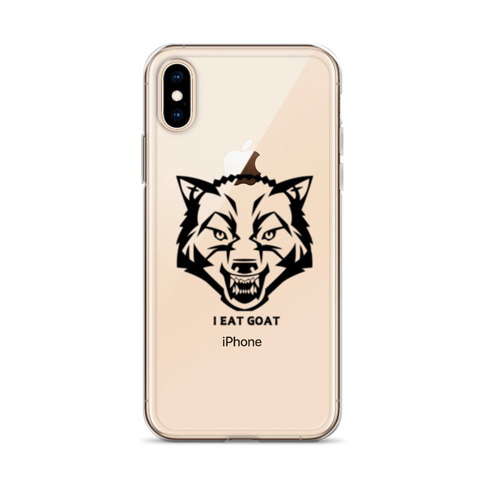 Clear Case for iPhone® #ieatgoat