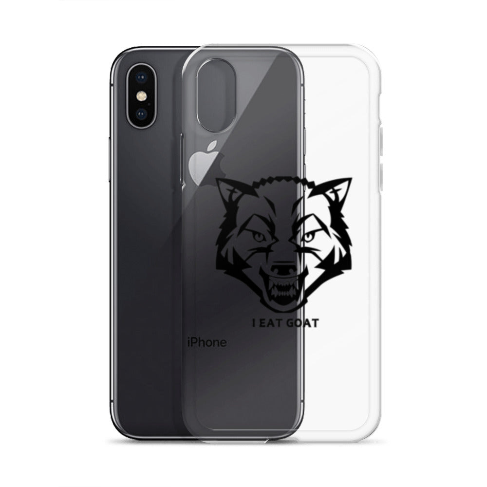 Clear Case for iPhone® #ieatgoat