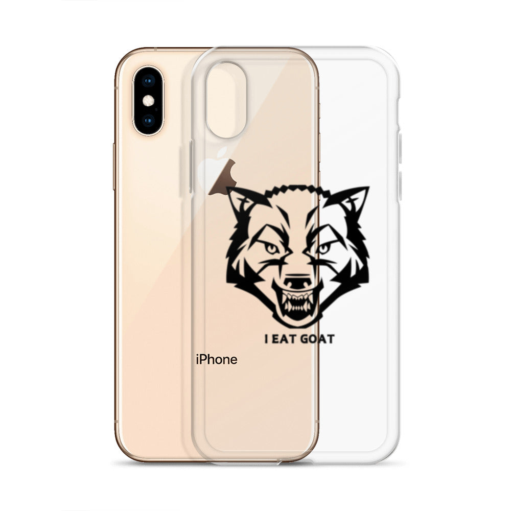 Clear Case for iPhone® #ieatgoat