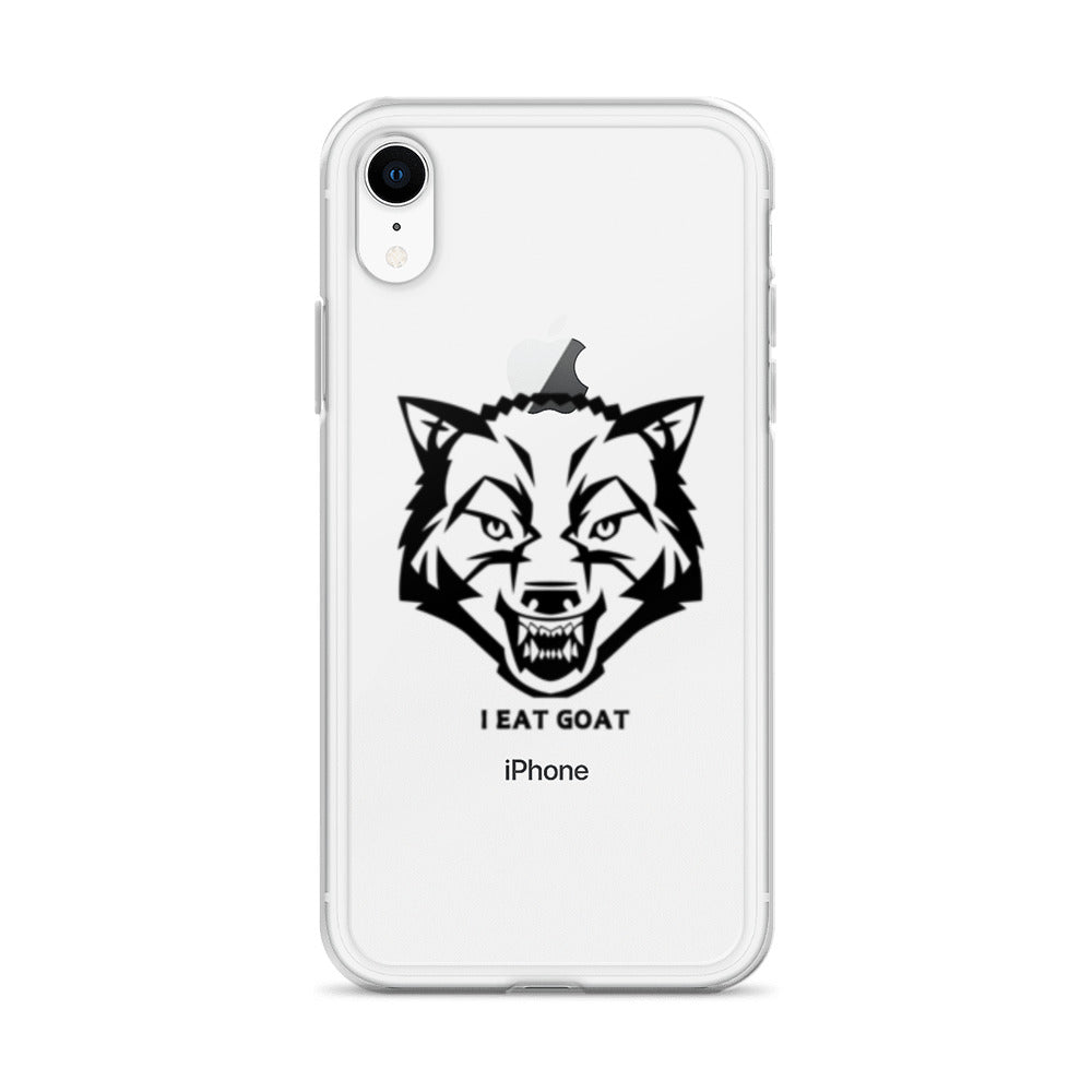 Clear Case for iPhone® #ieatgoat