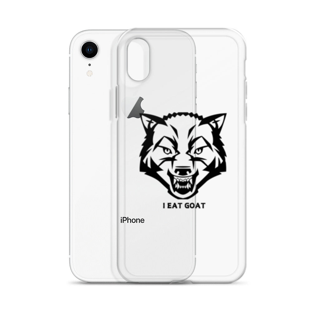 Clear Case for iPhone® #ieatgoat